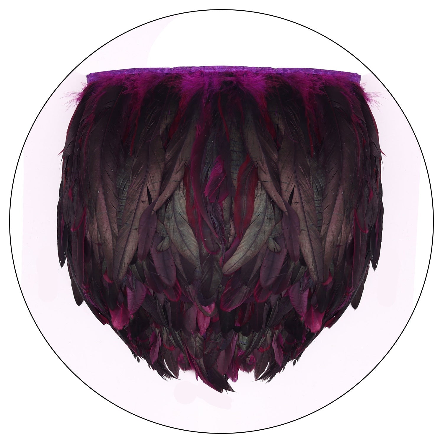 Halloween Feather Cape Cloak Costume Accessory for Cosplay and Parties - Coscosmos
