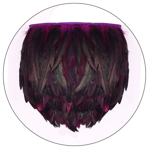 Halloween Feather Cape Cloak Costume Accessory for Cosplay and Parties - Coscosmos