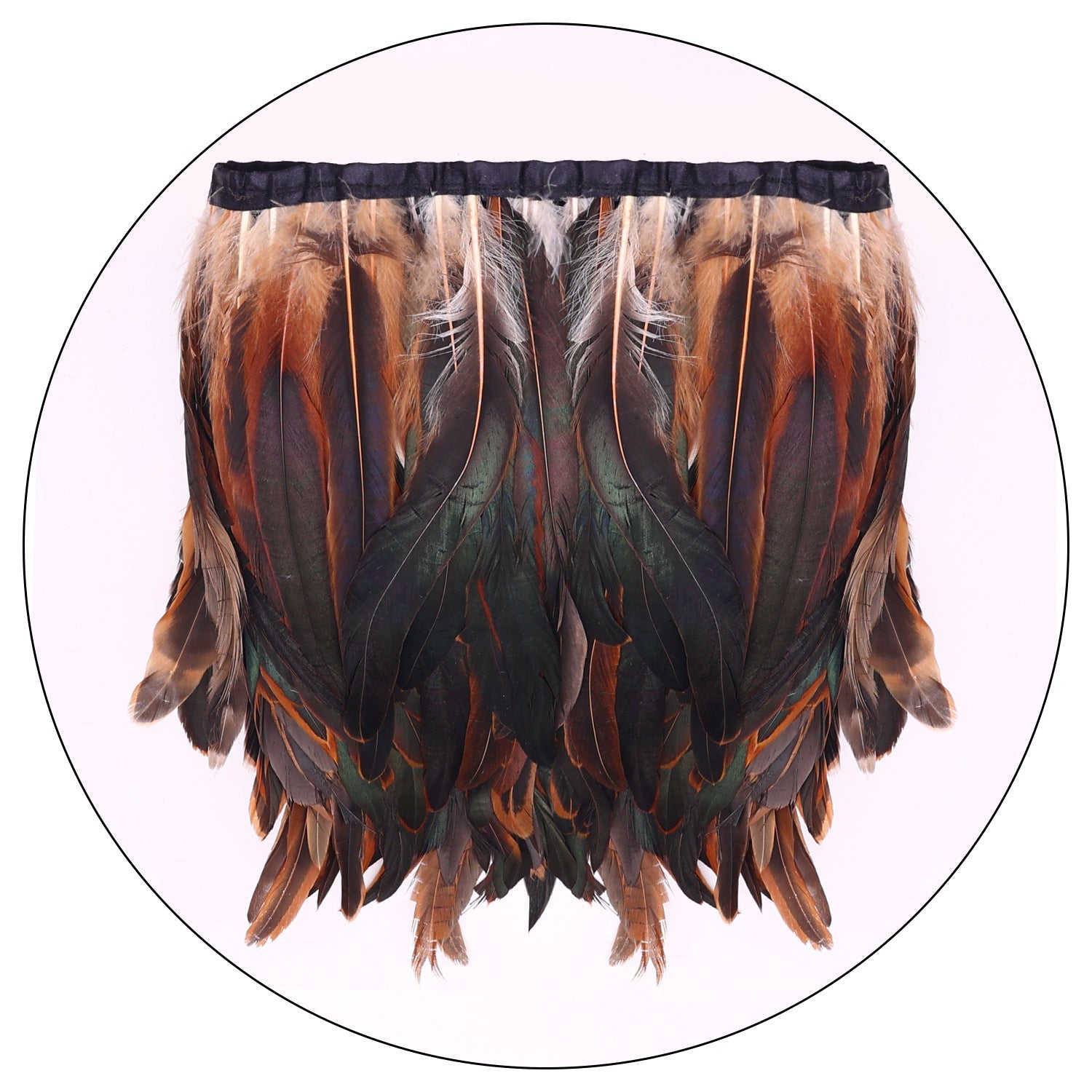 Halloween Feather Cape Cloak Costume Accessory for Cosplay and Parties - Coscosmos