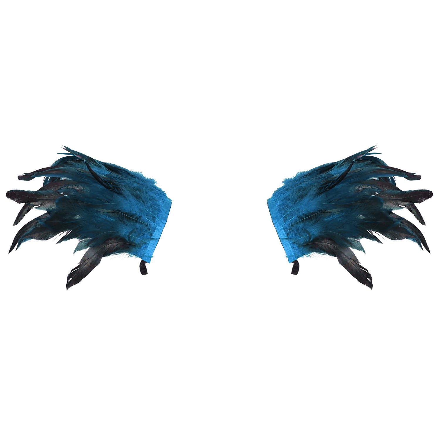 Halloween Feather Shoulder Cape Gothic Role - Play Accessory for Cosplay - Coscosmos