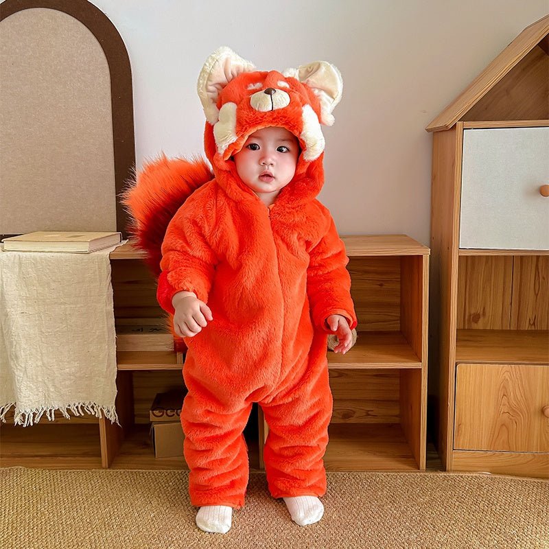 Halloween Kids Costume Lina Belle Little Bear Mei Mei Jumpsuit Fox Tail Cosplay Outfit - Coscosmos