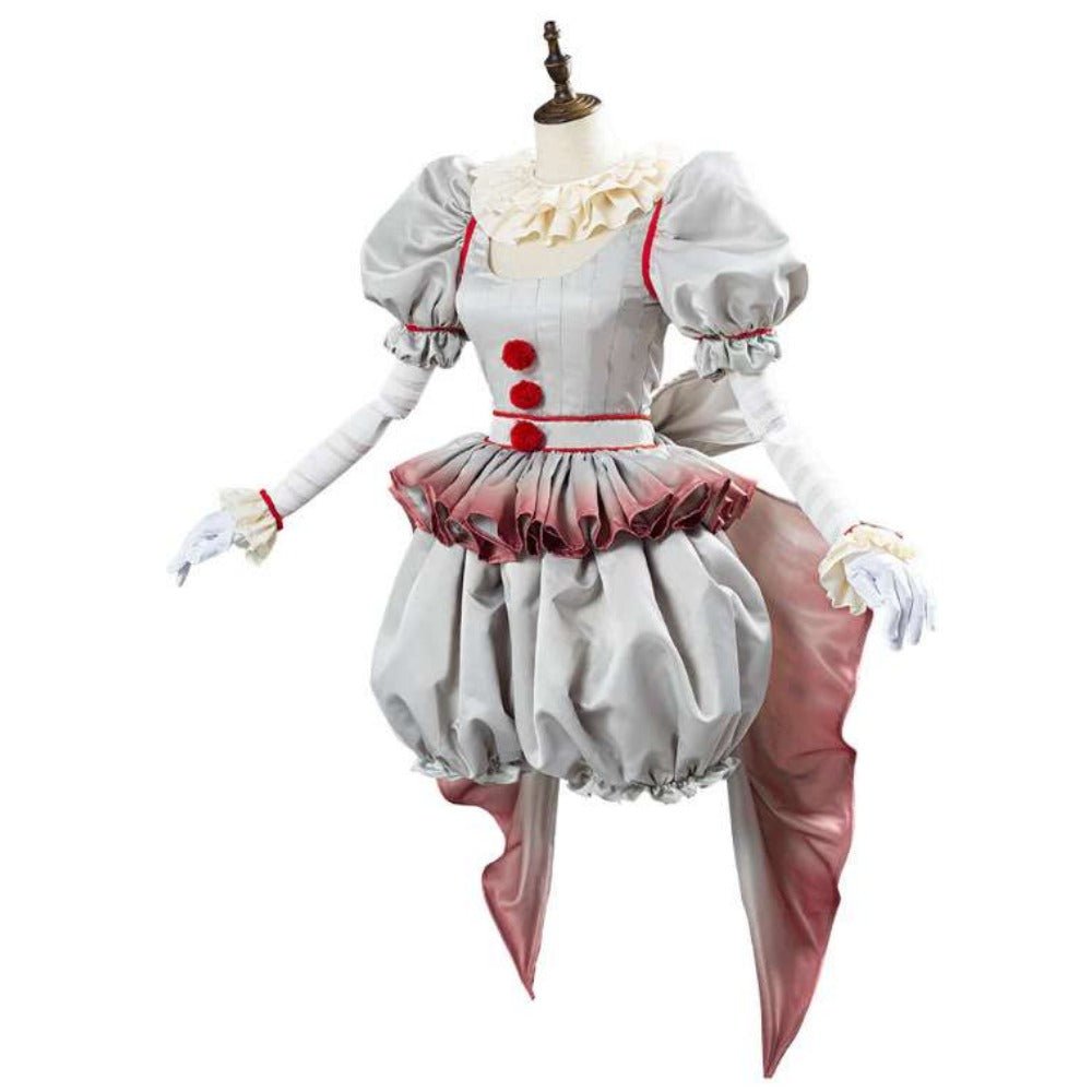 Halloween Pennywise Cosplay Costume - IT Chapter Two Clown Outfit - Coscosmos