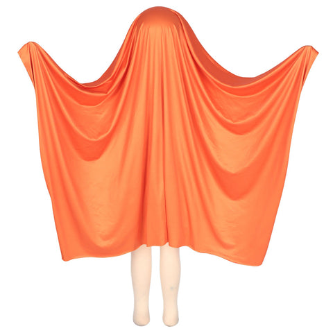 Halloween Pumpkin Ghost Cloak Cosplay Costume for Kids and Adults - Coscosmos