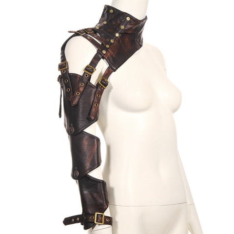 Halloween Punk Arm Cuffs Medieval Cosplay Party Prop - Perfect for Medieval Themed Events - Coscosmos