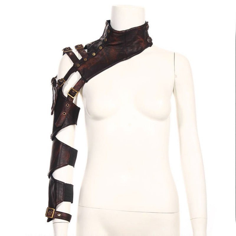 Halloween Punk Arm Cuffs Medieval Cosplay Party Prop - Perfect for Medieval Themed Events - Coscosmos
