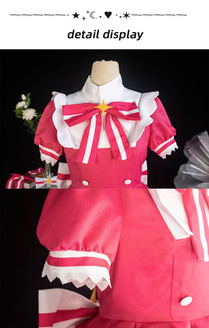 Hatsune Miku Future: Instant Reincarnation Round Dress Cosplay Costume – A Stunning Halloween & Anime - Themed Outfit for Character Role - Play Events. - Coscosmos