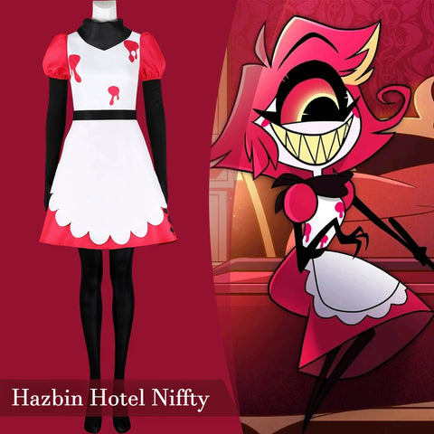 Hazbin Hotel Niffty Cosplay Costume - Coscosmos