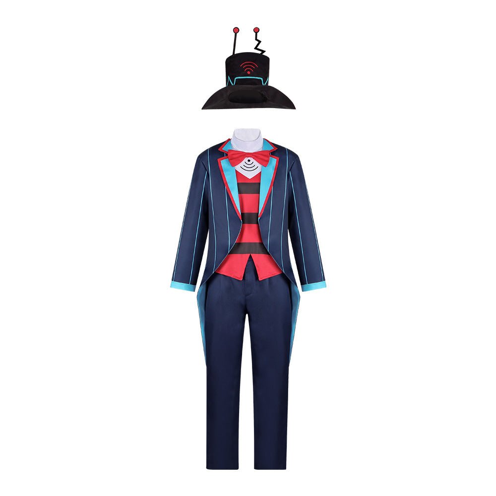 Hazbin Hotel Vox Cosplay Costume - Full Set TV Demon Suit for Halloween Role Play - Coscosmos