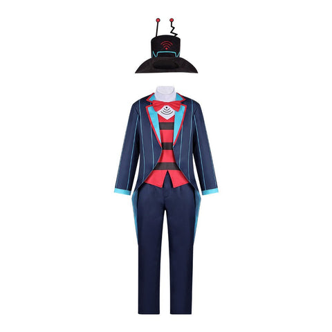 Hazbin Hotel Vox Cosplay Costume - Full Set TV Demon Suit for Halloween Role Play - Coscosmos
