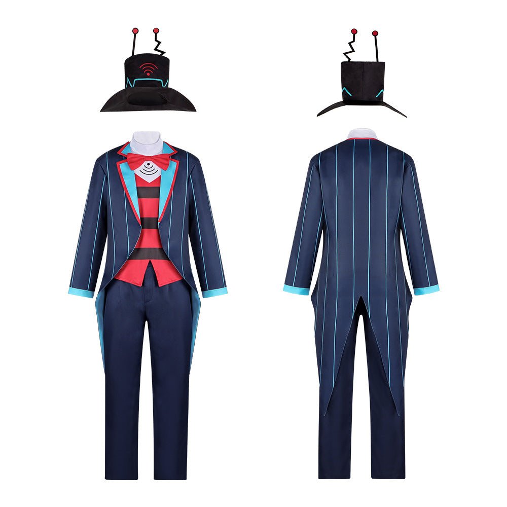 Hazbin Hotel Vox Cosplay Costume - Full Set TV Demon Suit for Halloween Role Play - Coscosmos