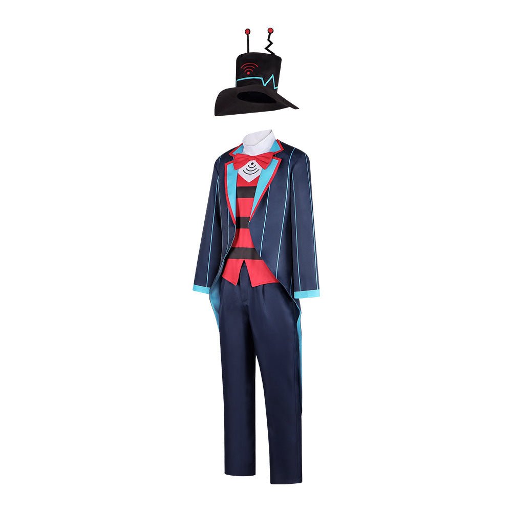 Hazbin Hotel Vox Cosplay Costume - Full Set TV Demon Suit for Halloween Role Play - Coscosmos