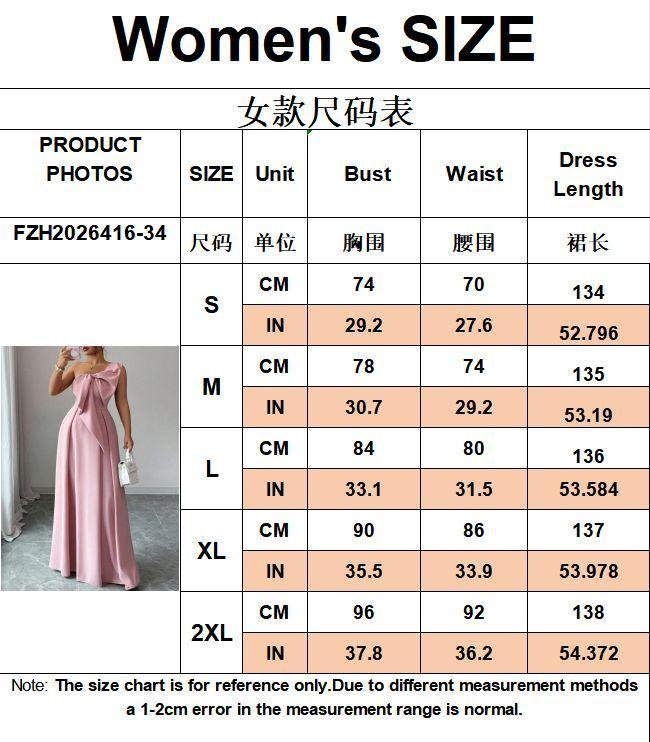 High-Quality One Shoulder Bow Satin Maxi Evening Gown, High Waist Slimming Flared Formal Dress - Coscosmos