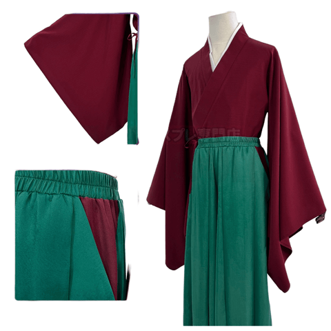 Hikago Costume: Fujiwara no Sai Waitress Attire - God's Move Heian - era Hunter Outfit Full Set - Coscosmos