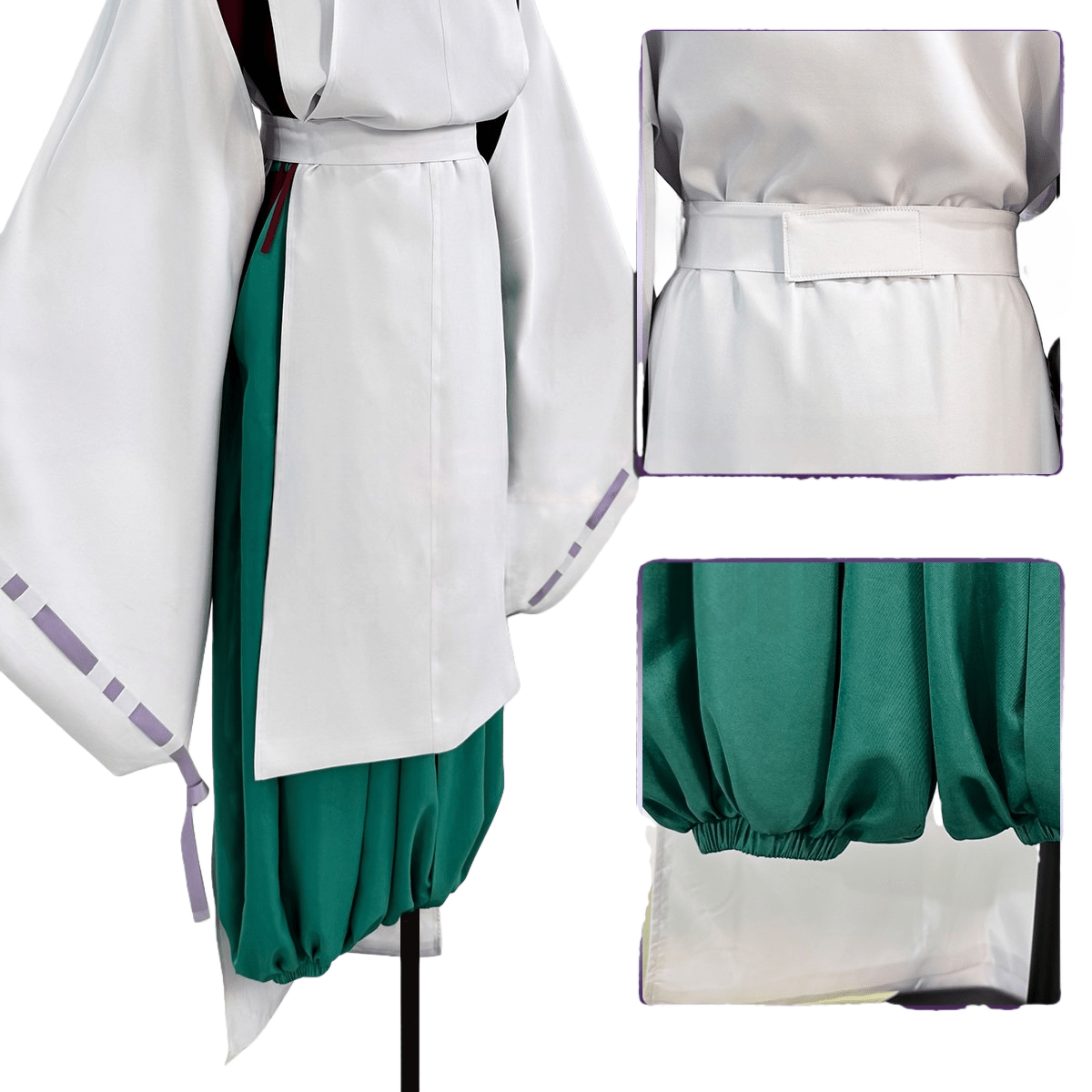 Hikago Costume: Fujiwara no Sai Waitress Attire - God's Move Heian - era Hunter Outfit Full Set - Coscosmos