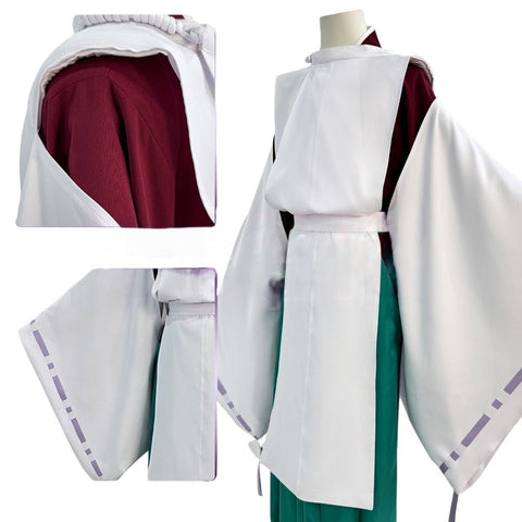 Hikago Costume: Fujiwara no Sai Waitress Attire - God's Move Heian - era Hunter Outfit Full Set - Coscosmos