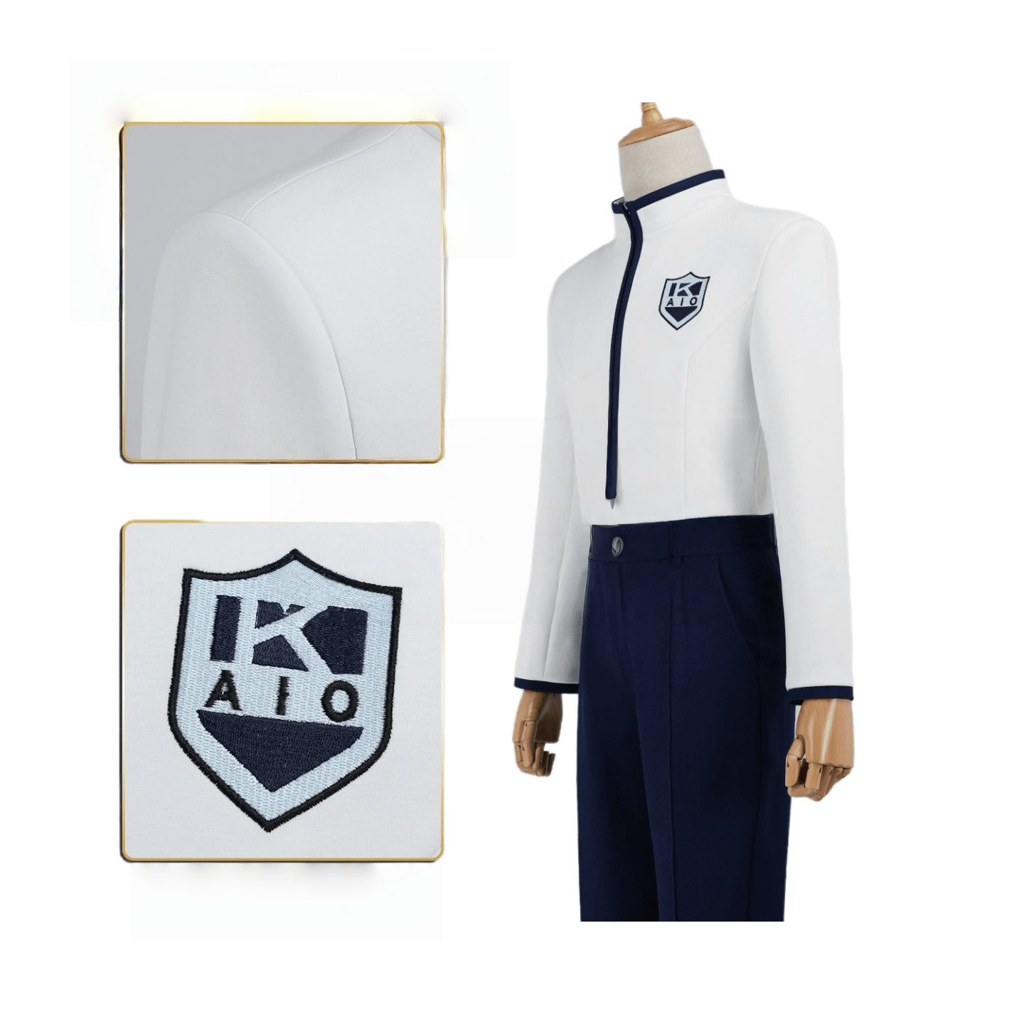 Hikaru no Go – Touya Akira Kaio Middle School Uniform Cosplay Costume - Coscosmos