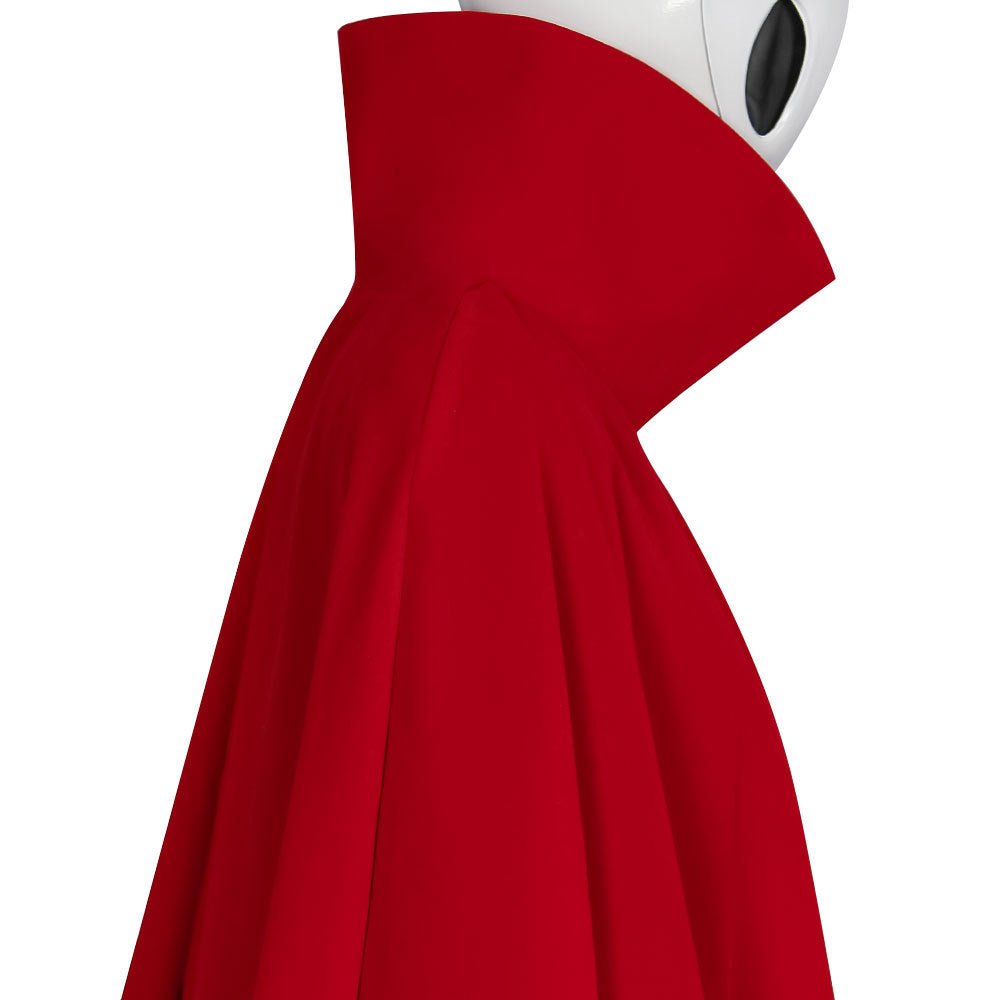 Hollow Knight: Hornet Cosplay Costume - Red Silk Song Game Halloween Outfit Full Set - Coscosmos