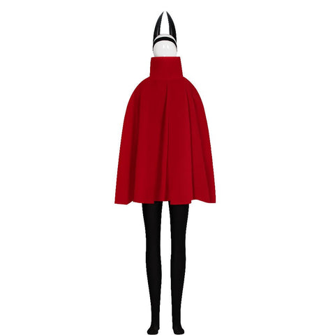 Hollow Knight: Hornet Cosplay Costume - Red Silk Song Game Halloween Outfit Full Set - Coscosmos
