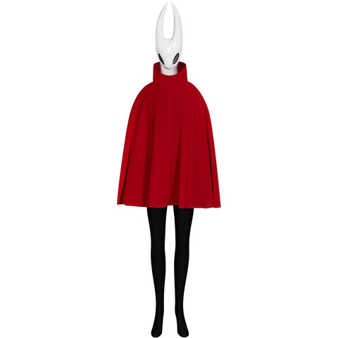 Hollow Knight: Hornet Cosplay Costume - Red Silk Song Game Halloween Outfit Full Set - Coscosmos