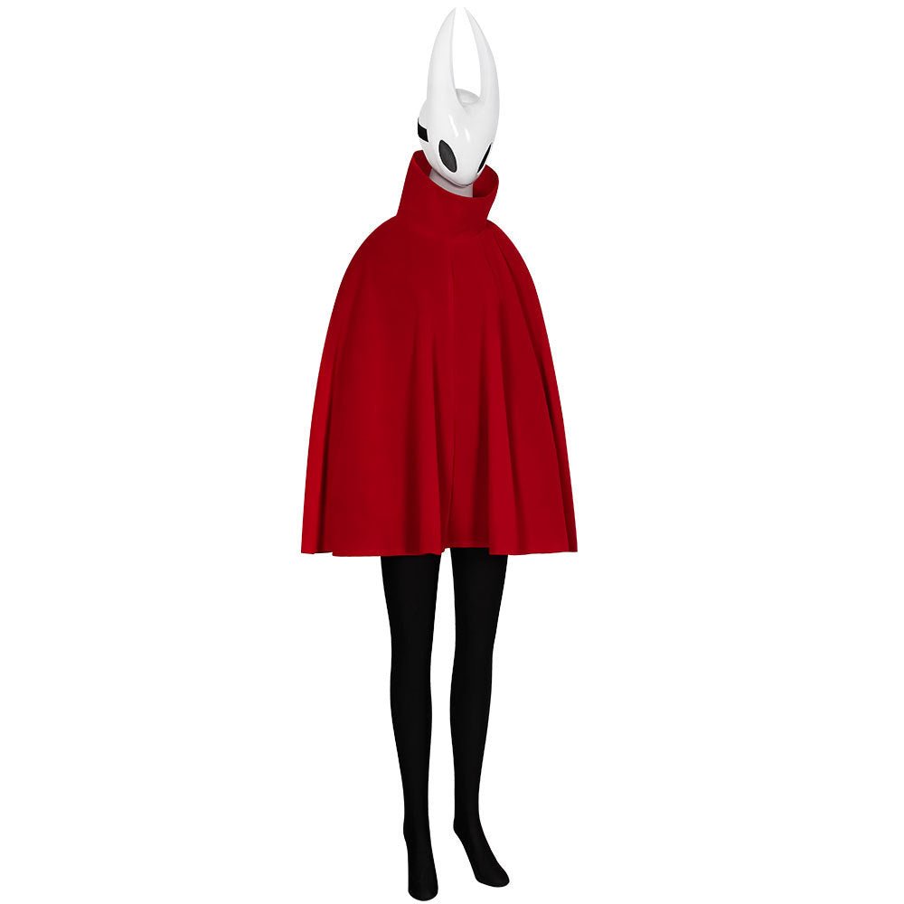Hollow Knight: Hornet Cosplay Costume - Red Silk Song Game Halloween Outfit Full Set - Coscosmos