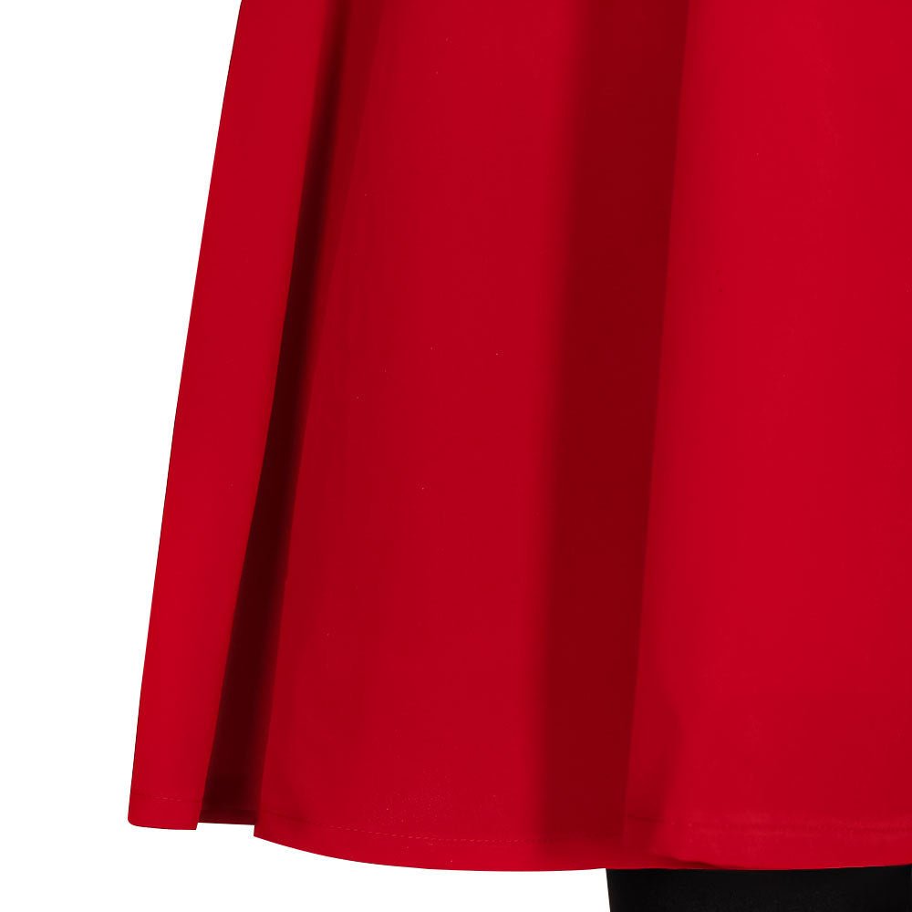 Hollow Knight: Hornet Cosplay Costume - Red Silk Song Game Halloween Outfit Full Set - Coscosmos