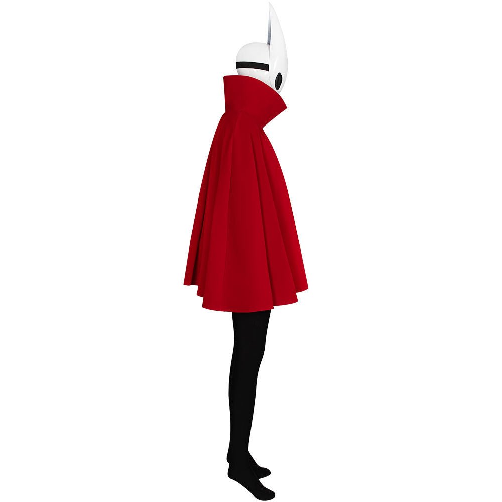 Hollow Knight: Hornet Cosplay Costume - Red Silk Song Game Halloween Outfit Full Set - Coscosmos