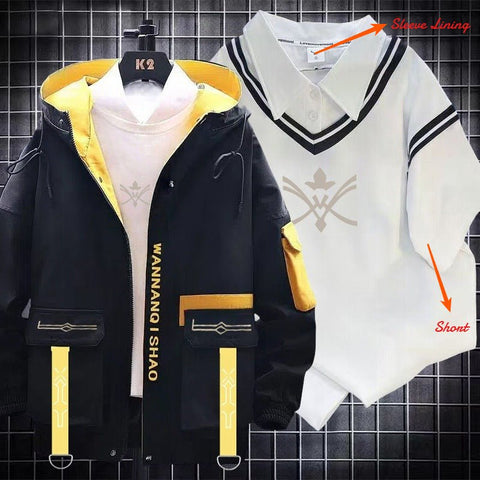 Honkai Star Rail Cosplay Costume Trailblazer Jacket - Anime Cosplay Outfit for Men Women Students Daily Wear - Coscosmos