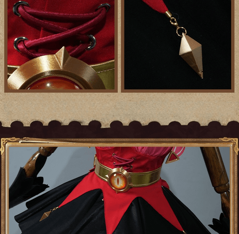 Honor of Kings Angela Night Lolita Original Skin Cosplay Costume Full Set - Coscosmos