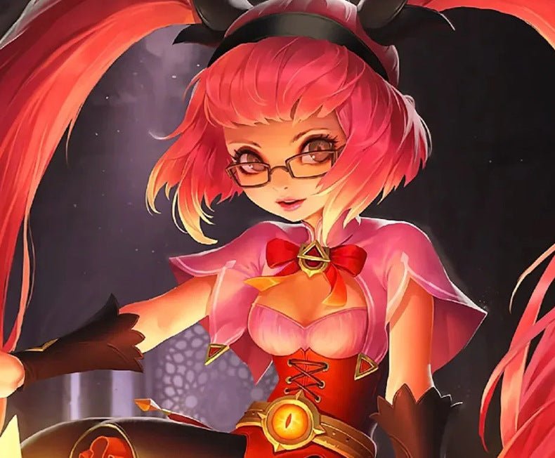 Honor of Kings Angela Night Lolita Original Skin Cosplay Costume Full Set - Coscosmos