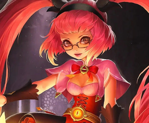 Honor of Kings Angela Night Lolita Original Skin Cosplay Costume Full Set - Coscosmos