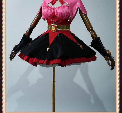Honor of Kings Angela Night Lolita Original Skin Cosplay Costume Full Set - Coscosmos