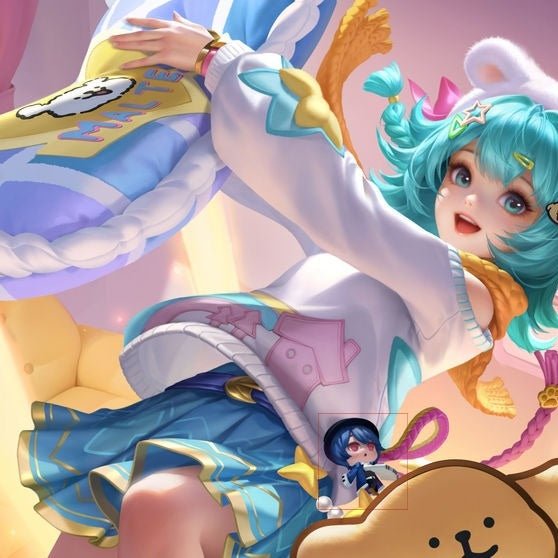 Honor of Kings Cosplay Costume - Xiao Qiao's Line Puppy Collaboration Skin - Coscosmos