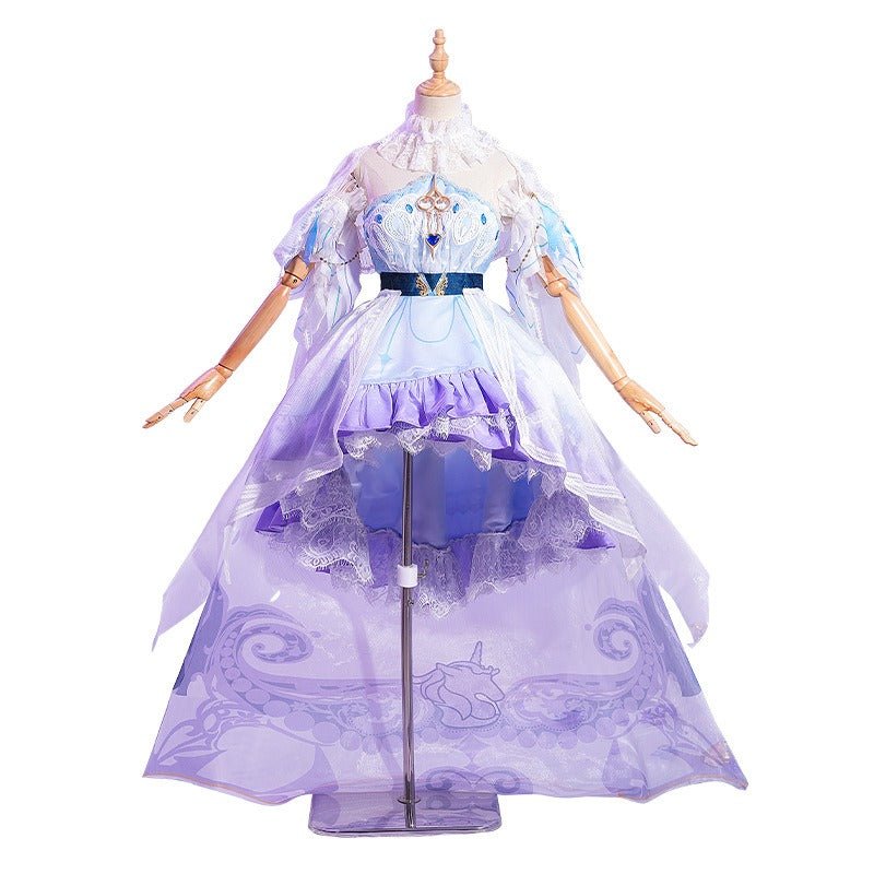 Honor of Kings Da Qiao Cosplay Costume - Lolita Bridal Gown Complete Set - Coscosmos