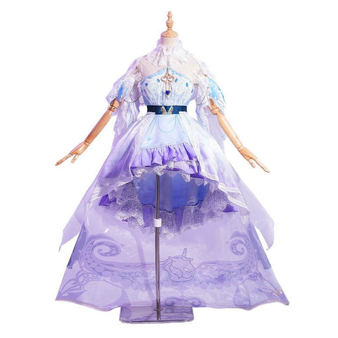 Honor of Kings Da Qiao Cosplay Costume - Lolita Bridal Gown Complete Set - Coscosmos