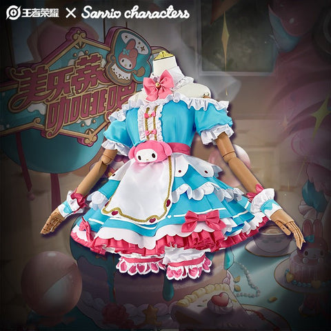 Honor of Kings Daji x Sanrio My Melody Full Cosplay Costume Set - Coscosmos