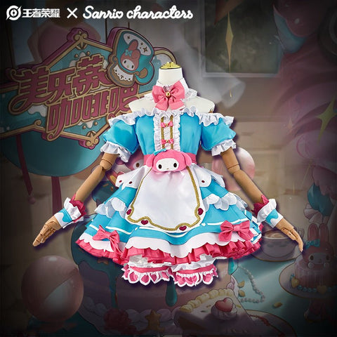 Honor of Kings Daji x Sanrio My Melody Full Cosplay Costume Set - Coscosmos