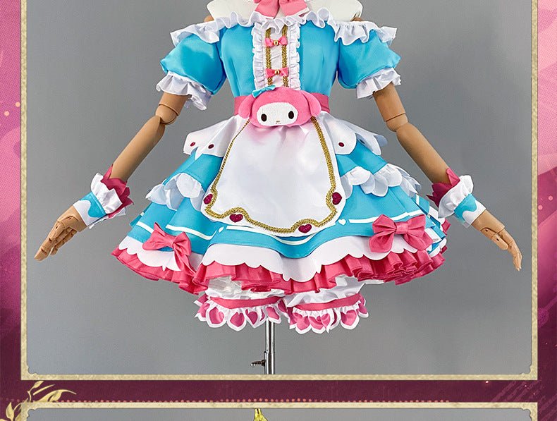 Honor of Kings Daji x Sanrio My Melody Full Cosplay Costume Set - Coscosmos
