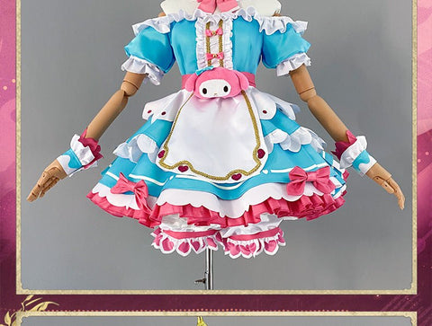 Honor of Kings Daji x Sanrio My Melody Full Cosplay Costume Set - Coscosmos