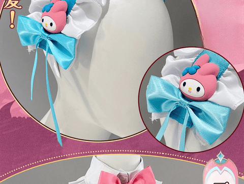 Honor of Kings Daji x Sanrio My Melody Full Cosplay Costume Set - Coscosmos