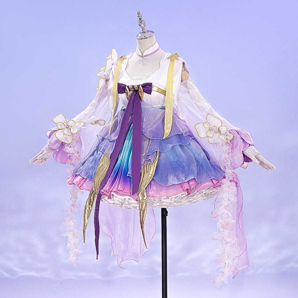Honor of Kings Doria Fantasy Pearl Siren Cosplay Costume for Halloween & Anime Events - Coscosmos