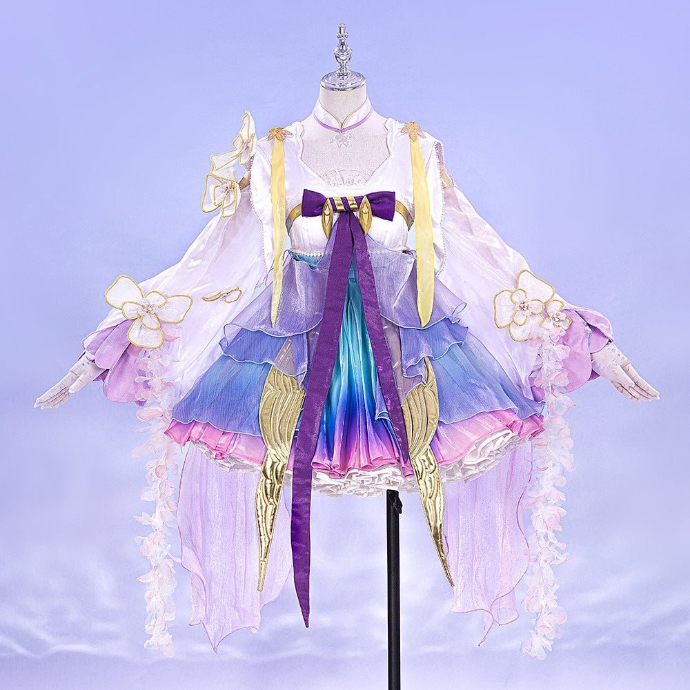 Honor of Kings Doria Fantasy Pearl Siren Cosplay Costume for Halloween & Anime Events - Coscosmos