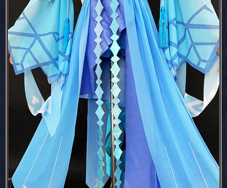 Honor of Kings Luna Frost Moon Ballad Cosplay Costume Full Game Suit - Coscosmos