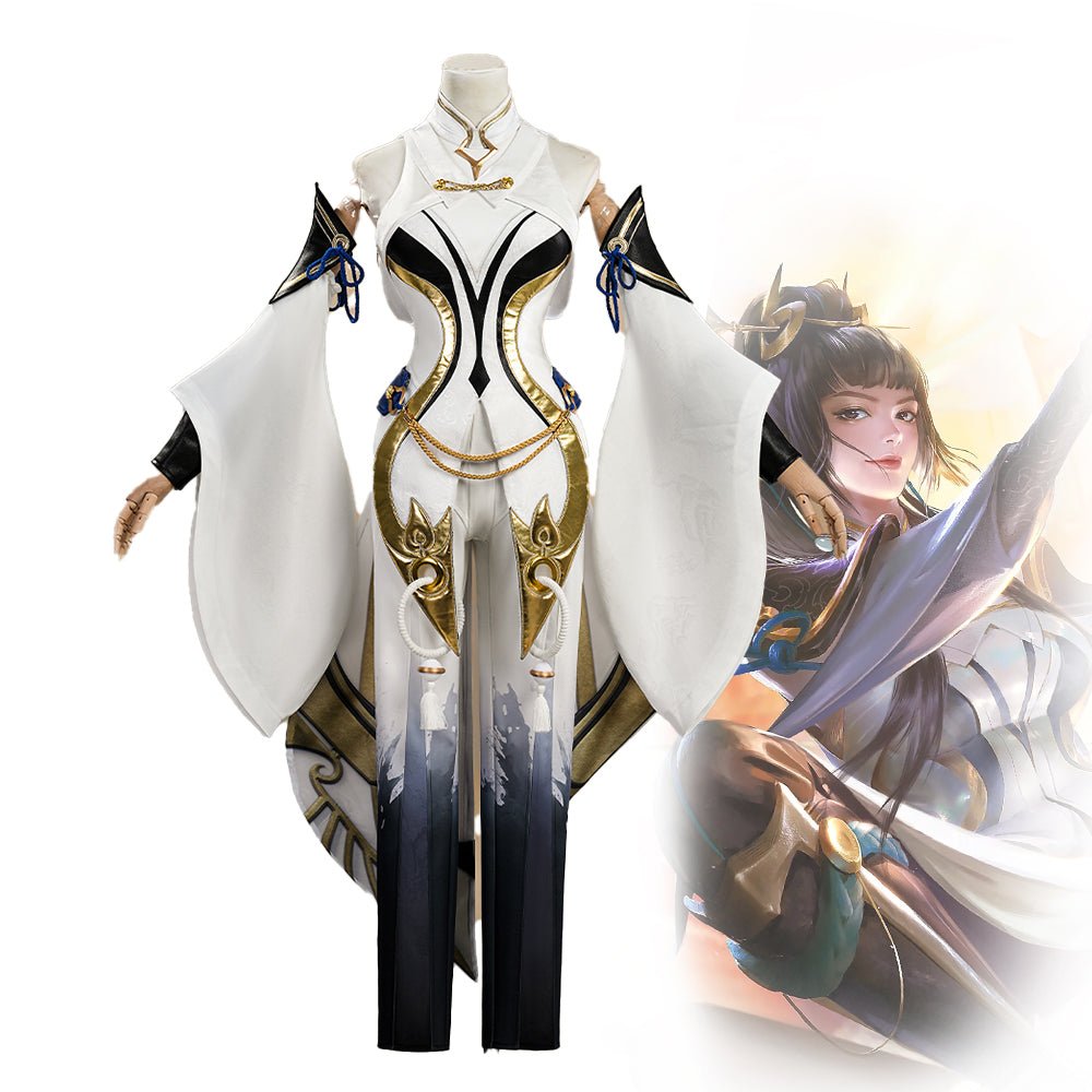 Honor of Kings Shangguan Waner Cosplay Full Set, Customizable Shoes Game Character Costume - Coscosmos