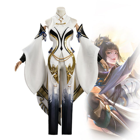 Honor of Kings Shangguan Waner Cosplay Full Set, Customizable Shoes Game Character Costume - Coscosmos