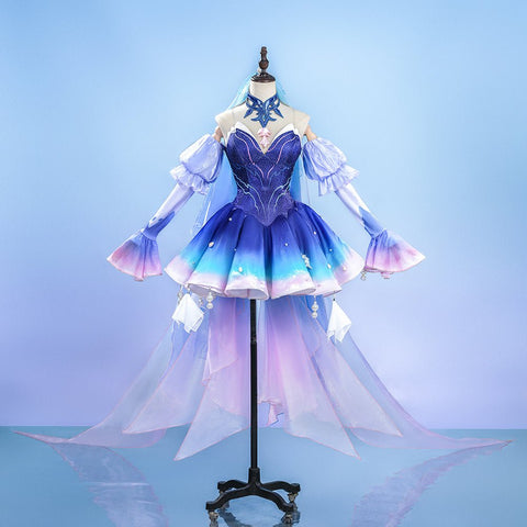 Honor of Kings Wang Zhaojin Eternal Rebirth Cosplay Costume, Complete Full Set for Women - Coscosmos