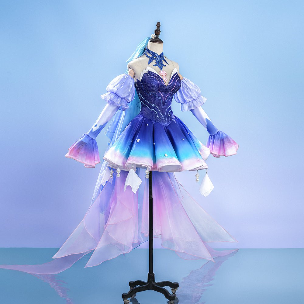 Honor of Kings Wang Zhaojin Eternal Rebirth Cosplay Costume, Complete Full Set for Women - Coscosmos