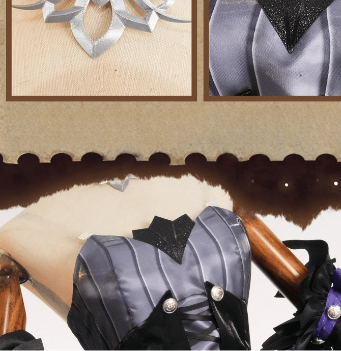 Honor of Kings Wang Zhaojun Black Idol Singer Star Skin Moon Lotus Cosplay Costume - Coscosmos
