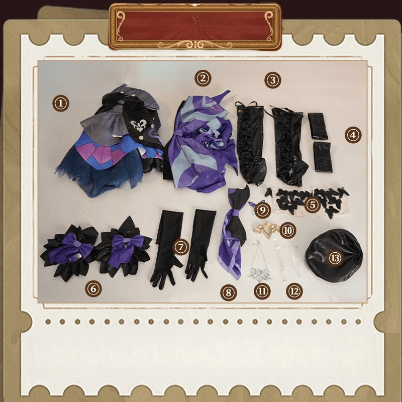 Honor of Kings Wang Zhaojun Black Idol Singer Star Skin Moon Lotus Cosplay Costume - Coscosmos
