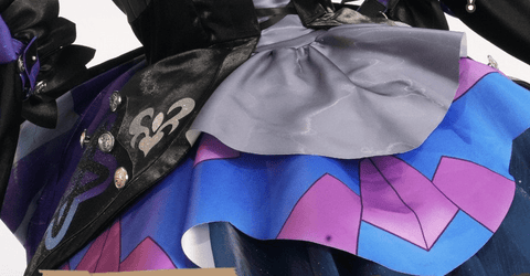 Honor of Kings Wang Zhaojun Black Idol Singer Star Skin Moon Lotus Cosplay Costume - Coscosmos