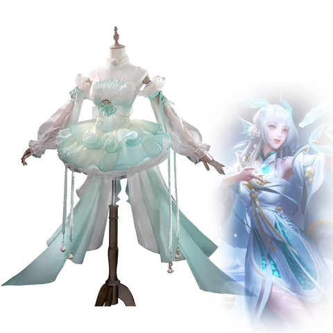 Honor of Kings Xi Shi Moonlit Warmth Cosplay Costume - Coscosmos